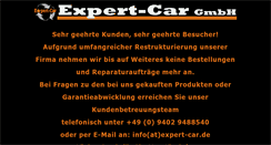 Desktop Screenshot of expert-car.de