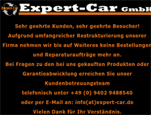 Tablet Screenshot of expert-car.de